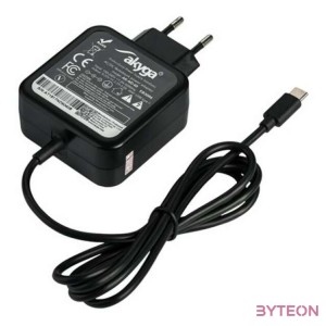 Akyga AK-ND-60 notebook hálózati töltő adapter USB-C 1.2m