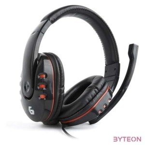 Gembird GHS-402 2.0 gaming headset fekete