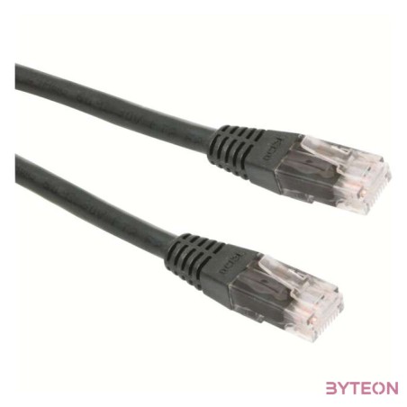 Gembird RJ45 CAT5e UTP M,M adatkábel 0.5m fekete