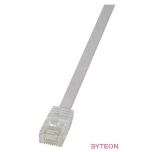 LogiLink RJ45 CAT6 UTP M,M adatkábel 15m AWG32 fehér