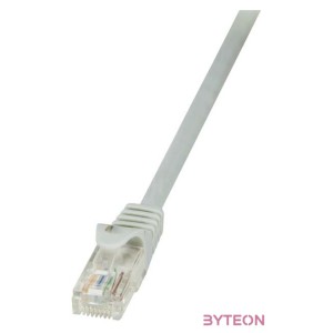 LogiLink RJ45 CAT5e UTP M,M adatkábel 15m AWG26 szürke