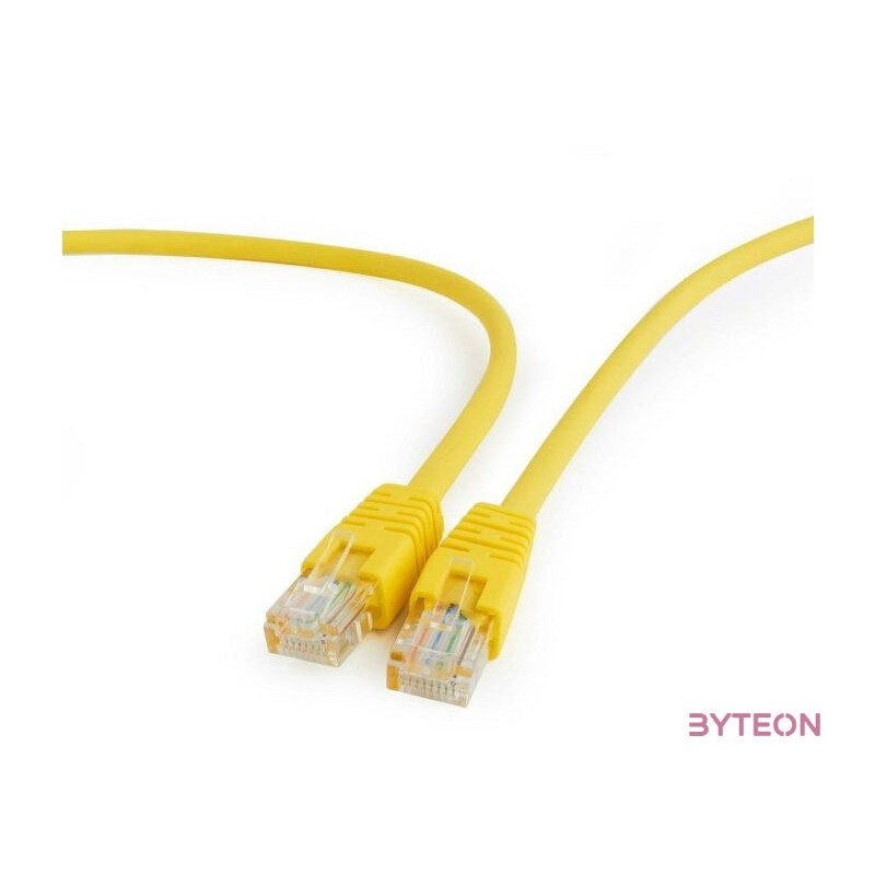 Gembird RJ45 CAT5e UTP M,M adatkábel 2m sárga