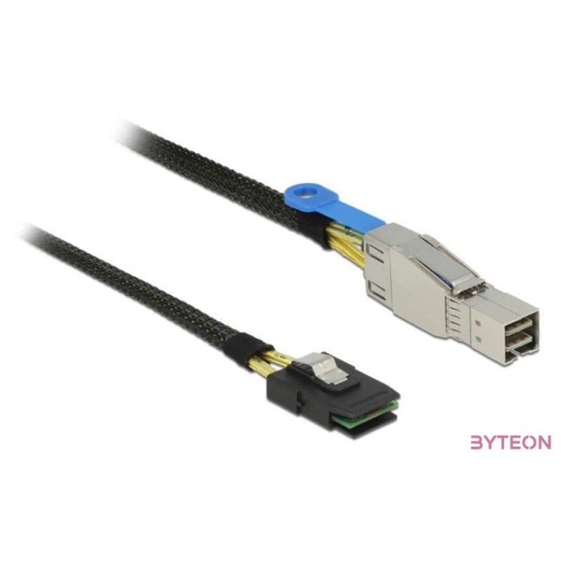 Delock SAS mini SFF-8644 - SAS mini SFF-8087 M,M adatkábel 1m