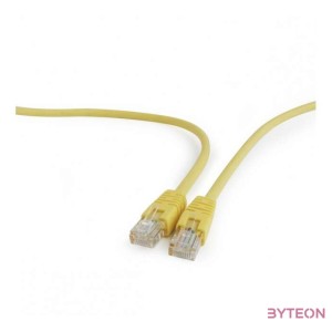 Gembird RJ45 CAT5e UTP M,M adatkábel 5m sárga