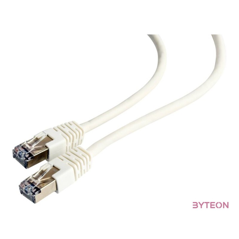 Gembird RJ45 CAT6 FTP M,M adatkábel 1m fehér