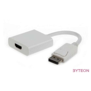 Gembird Displayport - HDMI M,F adapter 0.1m fehér