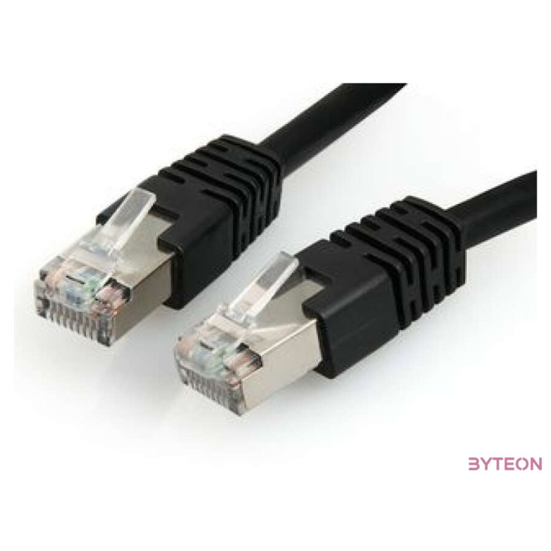 Gembird RJ45 CAT6 FTP M,M adatkábel 0.25m fekete