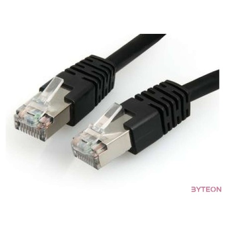 Gembird RJ45 CAT6 FTP M,M adatkábel 0.25m fekete