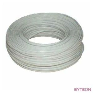 Gembird telefon adatkábel 100m 2 eres 2CX6X0 fehér