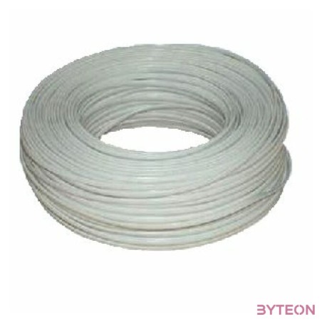 Gembird telefon adatkábel 100m 2 eres 2CX6X0 fehér