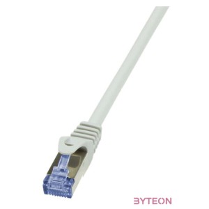 LogiLink RJ45 CAT6A S,FTP M,M adatkábel 5m AWG26 szürke