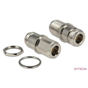 Delock N M,F adapter beépíthető nikkel