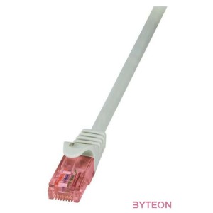 LogiLink RJ45 CAT6 UTP M,M adatkábel 7.5m AWG24 szürke
