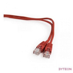 Gembird RJ45 CAT5e UTP M,M adatkábel 3m piros