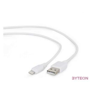 Gembird USB 2.0 A - Lightning M,M adatkábel 2m fehér