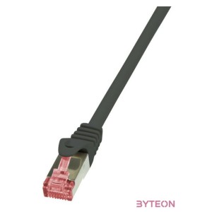 LogiLink RJ45 CAT6 SFTP M,M adatkábel 3m AWG27 fekete