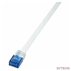 LogiLink RJ45 CAT6 UTP M,M adatkábel 0.25m AWG32 fehér