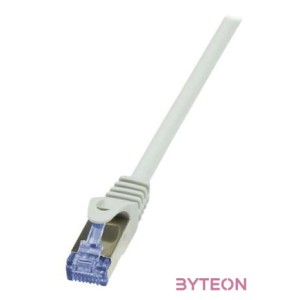 LogiLink RJ45 CAT6A S,FTP M,M adatkábel 5m AWG26 szürke