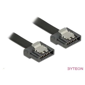 Delock SATA 3 F,F adatkábel 1m FLEXI fekete