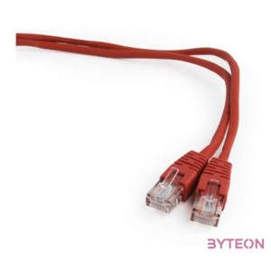 Gembird RJ45 CAT5e UTP M,M adatkábel 3m piros