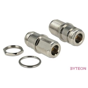 Delock N M,F adapter beépíthető nikkel