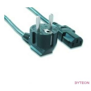 Gembird 230V villásdugó CEE 7,7 - C13 M,F tápkábel 5m fekete VDE