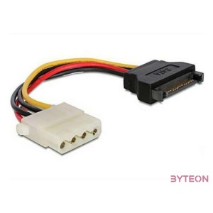 Gembird SATA Power - Molex Power 4pin M,F tápkábel 0.15m