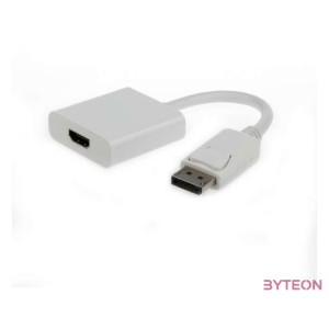 Gembird Displayport - HDMI M,F adapter 0.1m fehér