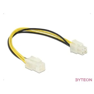 Delock Power 4pin M,F tápkábel hosszabbító 0.3m