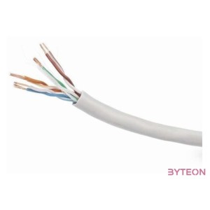 Gembird fali CAT6 FTP adatkábel 100m premium CCA tömör réz szürke