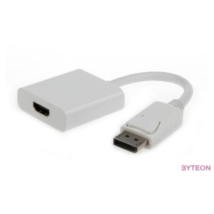 Gembird Displayport - HDMI M,F adapter 0.1m fehér