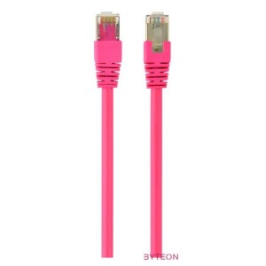 Gembird RJ45 CAT6 FTP M,M adatkábel 5m rózsaszín