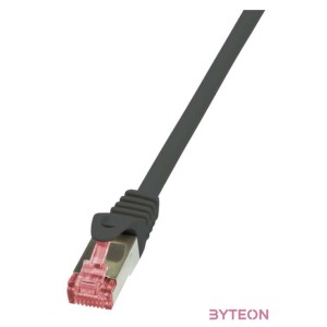LogiLink RJ45 CAT6 SFTP M,M adatkábel 3m AWG27 fekete