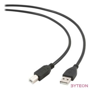 Gembird USB A - USB B M,M adatkábel 1m fekete