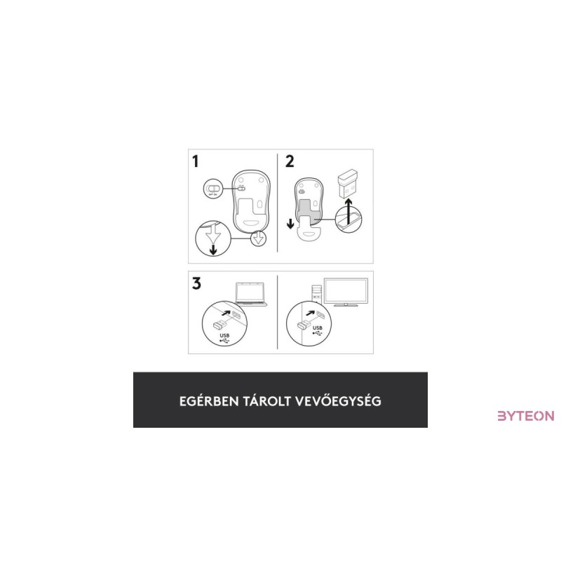 Logitech M185 Optical [Vez.nélküli] - Szürke