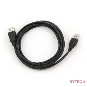 Gembird USB A M,F adatkábel hosszabbító 1.8m fekete