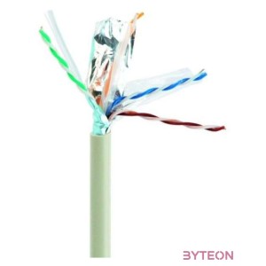 Gembird fali CAT6 FTP adatkábel 100m premium CCA tömör réz szürke