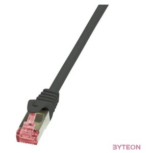 LogiLink RJ45 CAT6 SFTP M,M adatkábel 3m AWG27 fekete