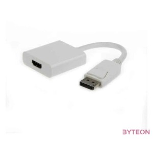 Gembird Displayport - HDMI M,F adapter 0.1m fehér
