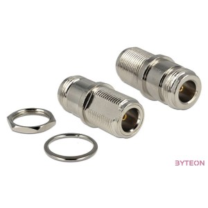 Delock N M,F adapter beépíthető nikkel