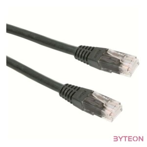 Gembird RJ45 CAT5e UTP M,M adatkábel 0.5m fekete