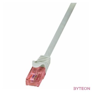 LogiLink RJ45 CAT6 UTP M,M adatkábel 7.5m AWG24 szürke