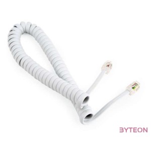 Gembird RJ10 (4P4C) M,M telefon kábel 2m fehér