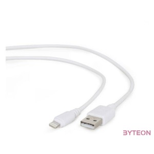 Gembird USB 2.0 A - Lightning M,M adatkábel 2m fehér