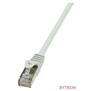 LogiLink RJ45 CAT5e SFTP M,M adatkábel 0.25m AWG26 szürke
