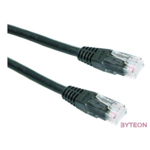 Gembird RJ45 CAT5e UTP M,M adatkábel 3m fekete