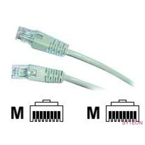 Gembird RJ45 CAT5e UTP M,M adatkábel 0.5m fekete