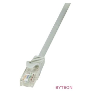 LogiLink RJ45 CAT5e UTP M,M adatkábel 15m AWG26 szürke