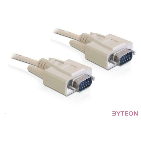 Delock Serial RS-232 M,M adatkábel 10m fehér