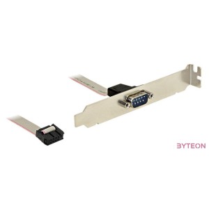 Delock Serial pinheader  - Serial RS-232 F,M hátlapi kivezetés 0.25m